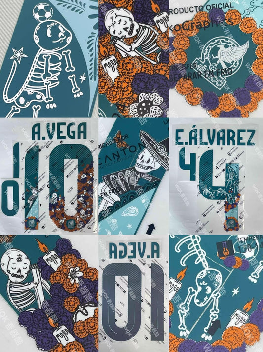 Mexico Away Day Of The Dead Fans Football Jersey 2024/2025