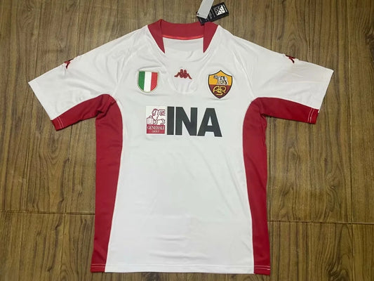 Retro Roma Away Football Jersey 2001-02