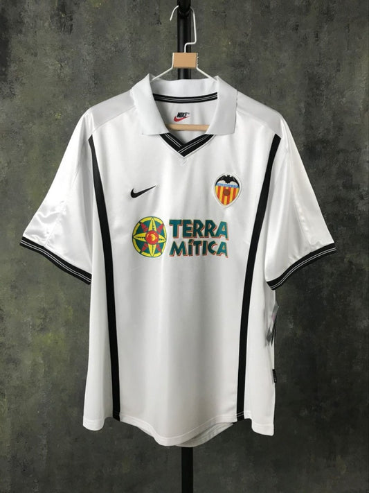Retro Valencia Home Football Jersey 2001/2002