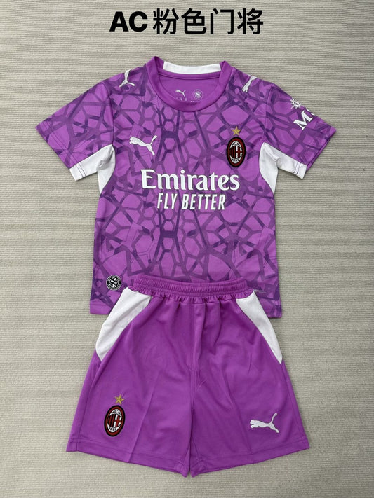 AC Milan Goalkeeper Kids Fans Football Jersey 2026/2027 (Kids And Man ) (16-2XL)