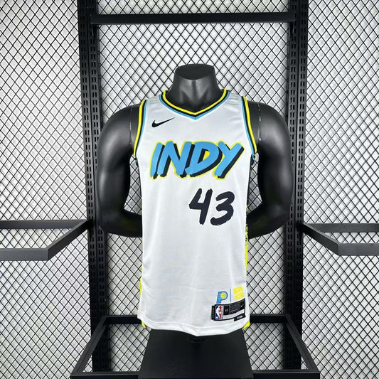 Indiana Pacers City Edition #43 SIAKAM NBA Jerseys 2025