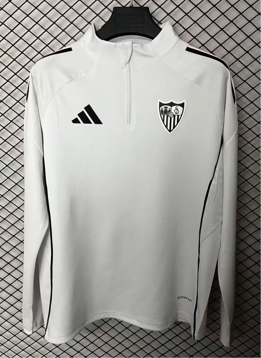 Retro Sevilla Training Tracksuit White 2025/2026