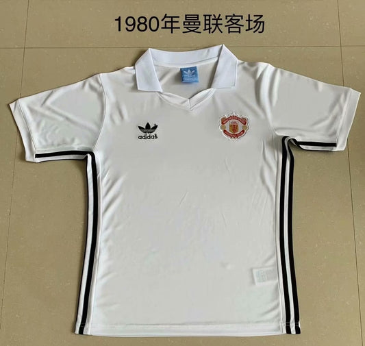 Retro Manchester United Away Football Jersey 1980
