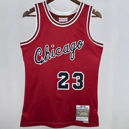 Bulls JORDAN #23 Red Retro NBA Jerseys 1984/1985