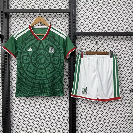 Mexico Home Fans With Pants Sets Football Jersey 2026/2027
