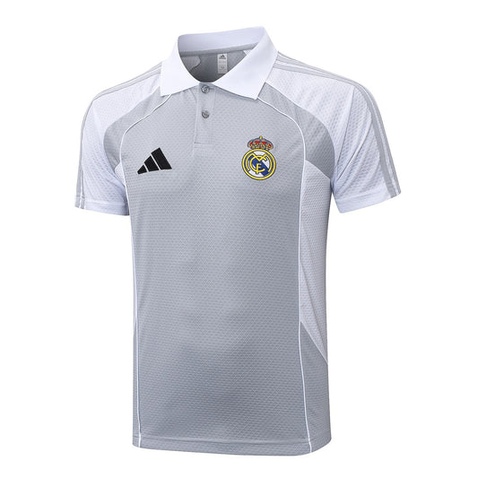 Real Madrid Polo Fans White Football Jersey 2025/2026