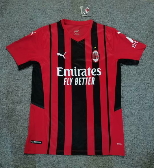 AC Milan Home Fans Football Jersey 2021/2022