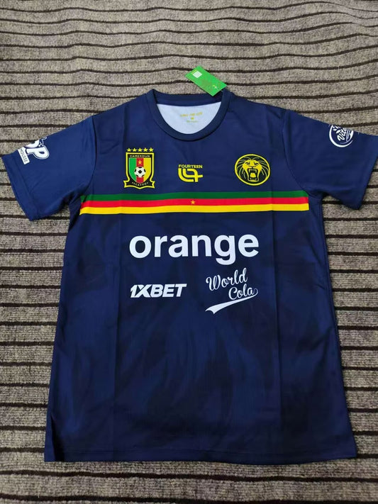 Cameroon Wearing Blue Training Clothes Fans Football Jersey 2025/2026