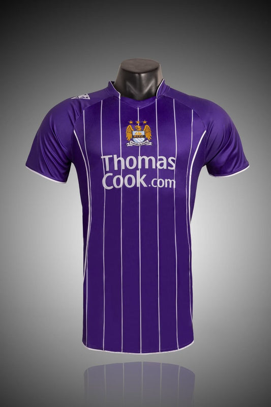 Retro Manchester City Away Football Jersey 2007/2008