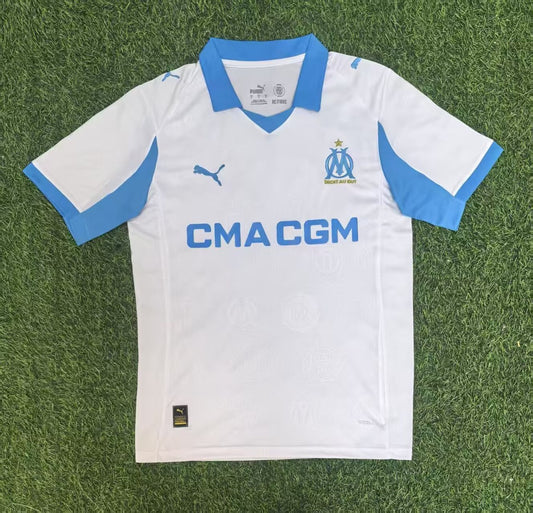 Marseille Home Fans Football Jersey 2025/2026