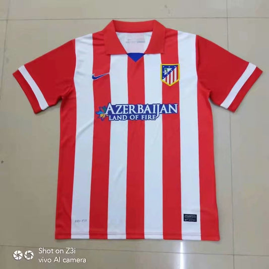 Retro Atletico Madrid Home Football Jersey 2013/2014