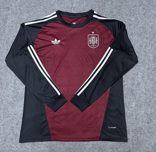 Spain Goalkeeper Long Sleeve Fans Football Jersey 2026/2027