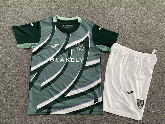 Norwich Away Fans Kids Football Jersey 2025/2026