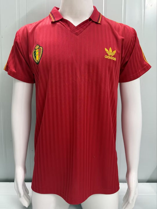 Retro Belgium Home Football Jersey 1990