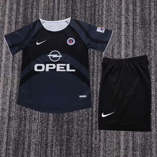 Retro PSG Paris Third Away Kids Football Jersey 2001/2002