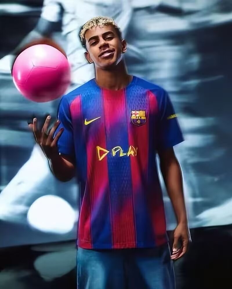 Barcelona Home Music Festival Player Football Jersey 2025/2026