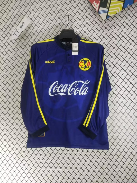 Retro America Away Home Long Fans Football Jersey 1997/1998