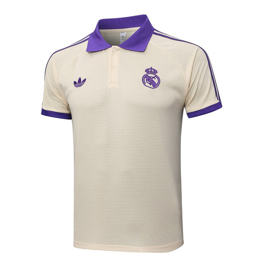 Real Madrid Polo Fans Yollow Football Jersey 2025/2026