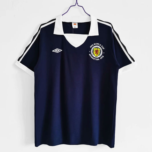Retro 1978 Scotland Home Football Jersey