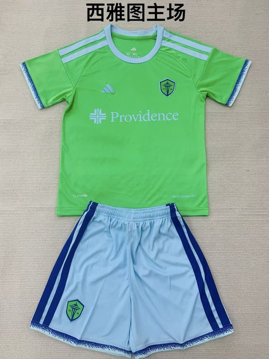 Seattle Home With Pants Sets (Kids Man 16-2XL) Fans Football Jersey 2026/2027