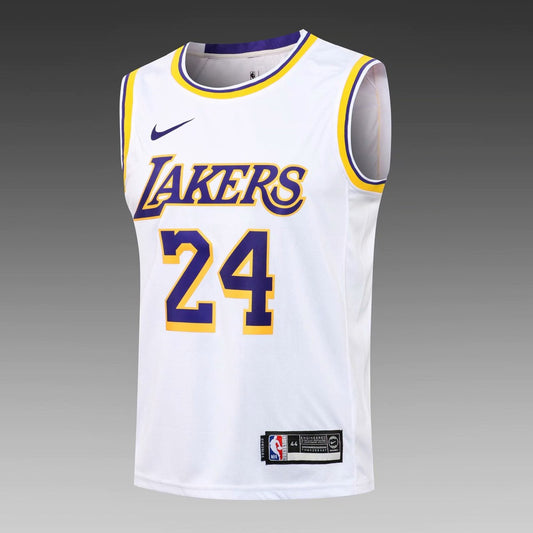 NBA Laker White Kobe Bryant No.24