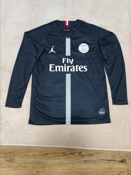Retro PSG Paris Long Home Football Jersey 2018/2019