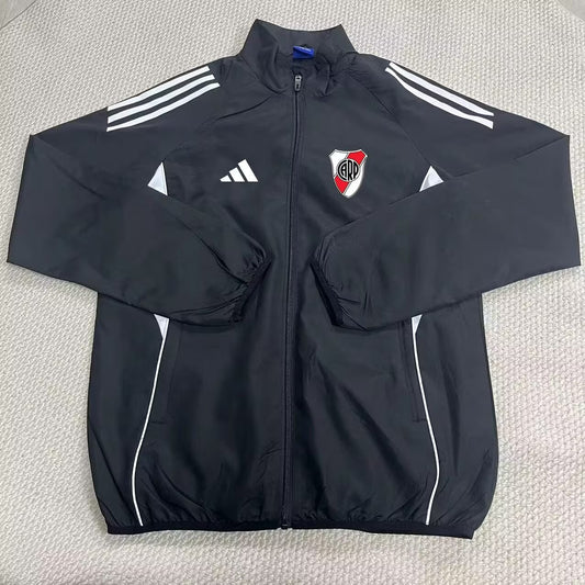 River Windbreaker Black Football Jersey 2025/2026