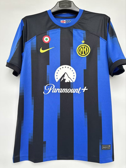 Inter Milan Home Fans Football Jersey 2023/2024