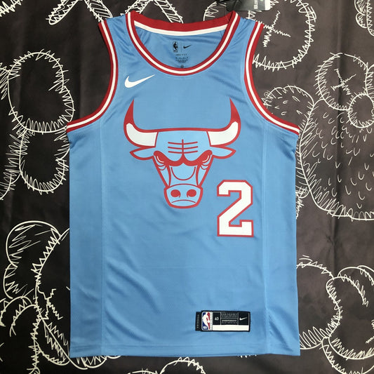 Chicago Bulls Blue #2 BALL NBA Season Jerseys