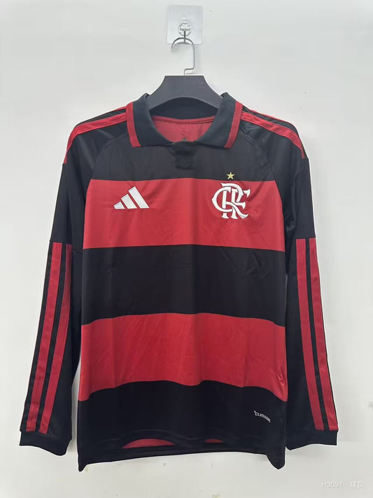 Flamengo Home Long Sleeve Fans Football Jersey 2026/2027
