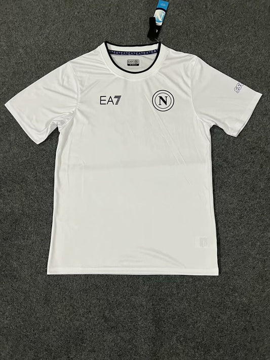 Napoli White Casual Clothes Fans Football Jersey 2023/2024