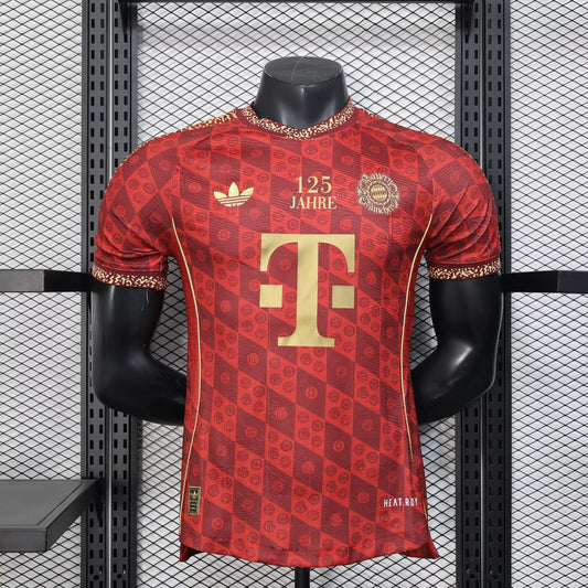 Bayern Munich 125Th Anniversary Red Player Football Jersey 2025/2026
