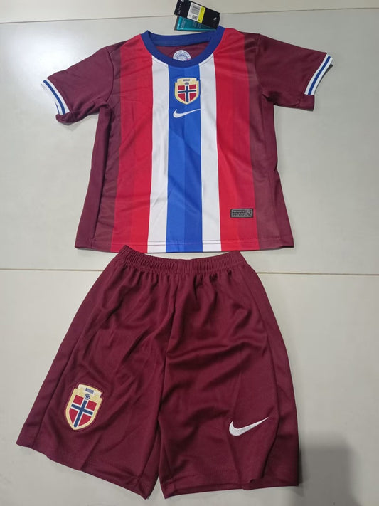 Norway Home Kids Football Jersey 2024/2025