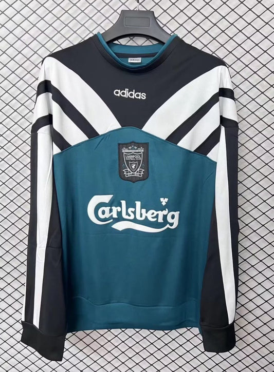 Retro Liverpool Hoodie Green Jacket Tracksuit Football Jersey 1996/1997