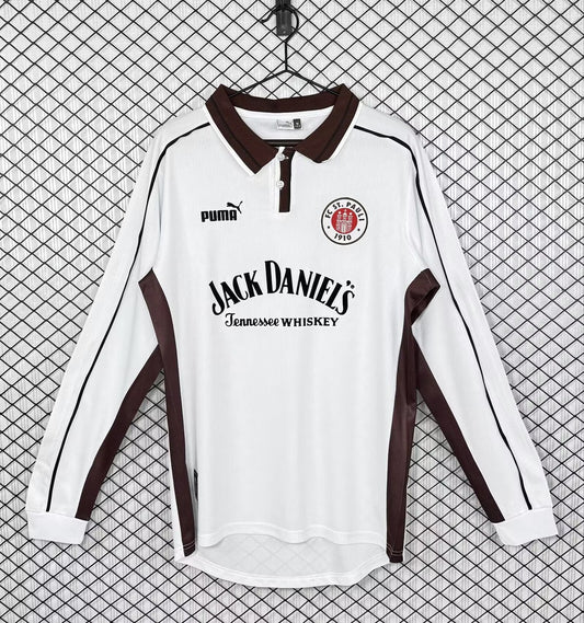 Retro St. Pauli Home Fans Long Sleeve Football Jersey 1999/2000