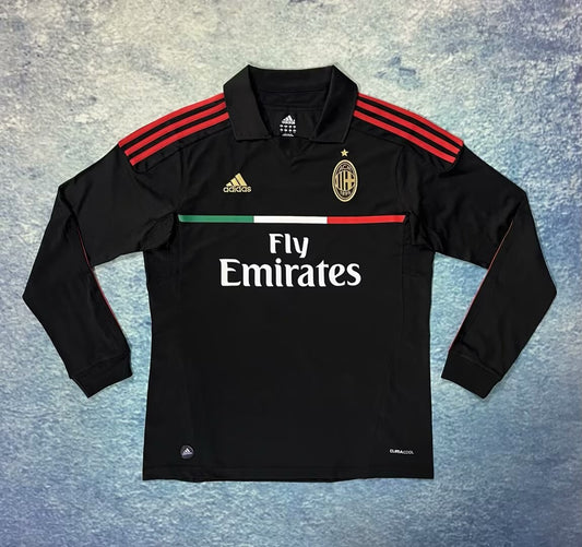Retro AC Long Away Fans Football Jersey 2011/2012