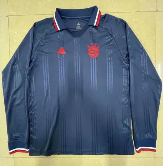 Retro Bayern Munich Long Sleeve Football Jersey