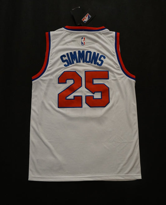 NBA 76Ers 25 White