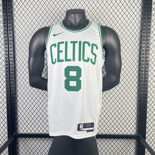 Retro Boston Celtics White #8 PORZINGIS NBA Jerseys 2023