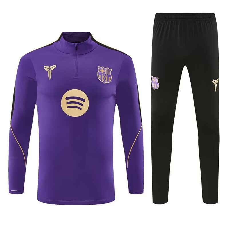 Barcelona Training Tracksuit Purple (16- 2XL Kids And Man ) Training Jersey 2026/2027