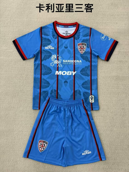 Cagliari Calcio Third Fans Football Jersey Quality Football Jersey Have Kids (16-2XL) 2025/2026
