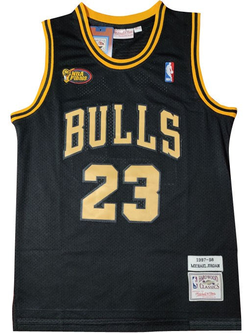 NBA Bull #23 JORDAN BLACK CLASSIC Souvenir 1997-98 Top Mesh