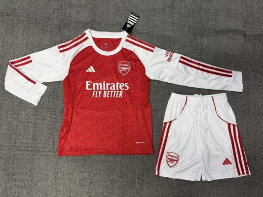 Arsenal Home Long Fans Kids Football Jersey 2025/2026