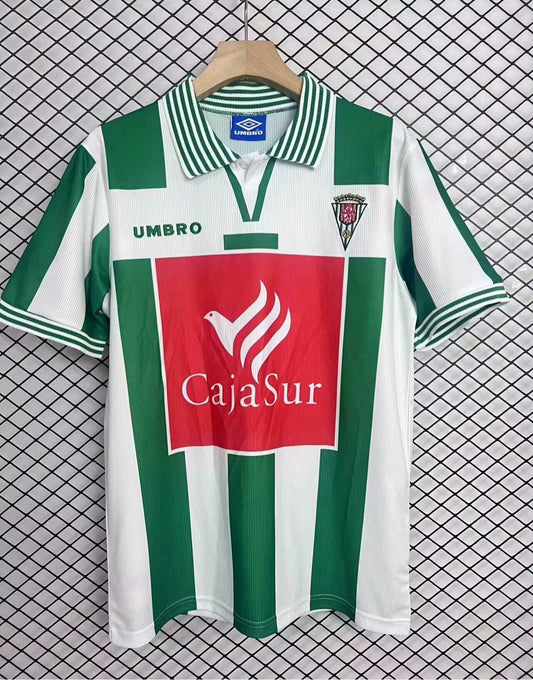 Retro Cordoba CF Home Fans Football Jersey 1998/1999