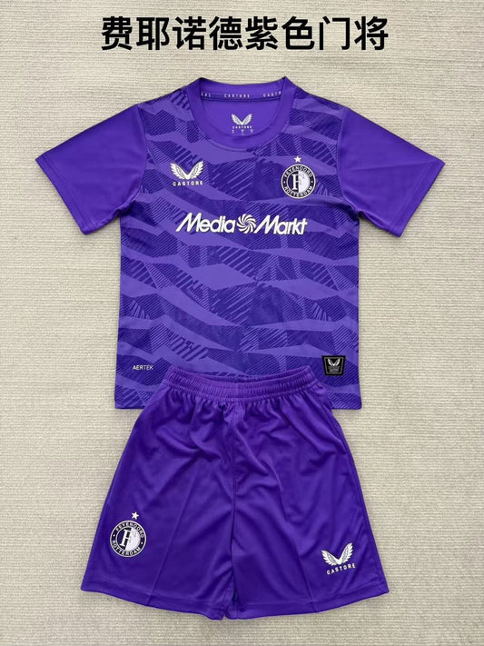 Feyenoord Goalkeeper Purple Fans (Kids And Man) Football Jersey 2025/2026