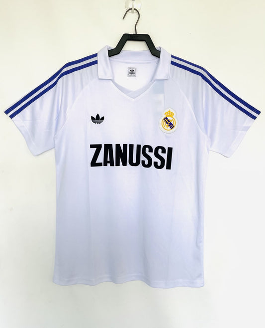 Retro Real Madrid Home Football Jersey 1984/1985