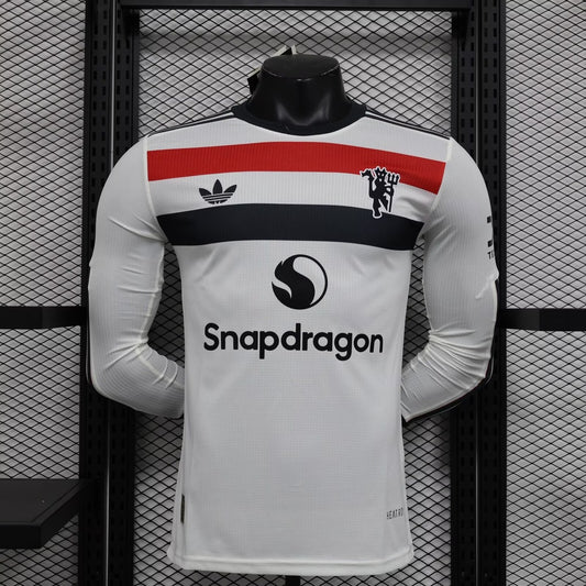 Manchester United Third Away Long Sleeve Player Football Jersey 2024/2025