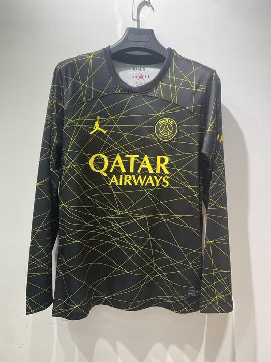PSG Paris 3RD Away Long Sleeve Fans Football Jersey 2022/2023