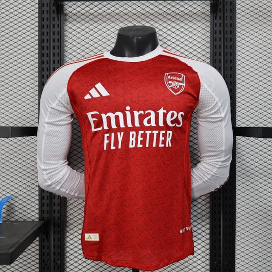 Arsenal Home Long Player Football Jersey 2025/2026