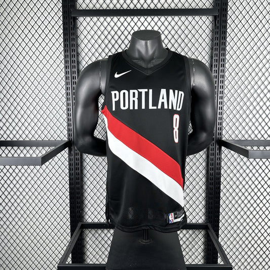 Portland Trail Blazers Black #8 AVDIJA NBA Jerseys 2026